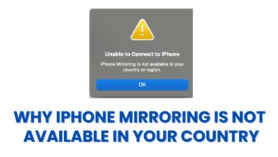 iPhone Mirroring is Not Available in Your Country