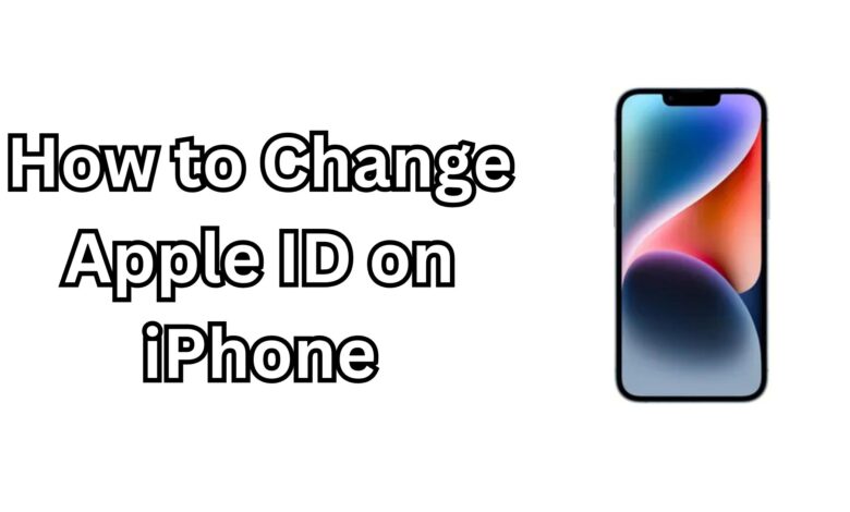 How to Change Apple ID on iPhone