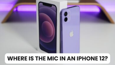 Where is the Mic in an iPhone 12