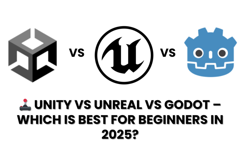 🕹️ Unity vs Unreal vs Godot – Which is Best for Beginners in 2025